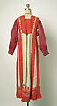 Robe, linen, cotton, Russian