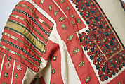 Robe, linen, cotton, Russian