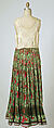 Ensemble, (a, c) silk
(b) cotton
(d) wool
(g) glass, Hungarian
