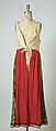 Ensemble, (a, c) silk
(b) cotton
(d) wool
(g) glass, Hungarian