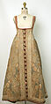 Ensemble, silk, cotton or linen, Russian