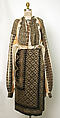 Ensemble, wool, cotton, Romanian