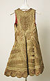 Coat, silk, metallic, Greek