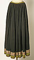 Wedding ensemble, (a, b) wool
(c, d, e, l) cotton
(f, g) silk
(o, p) leather, French (Breton)