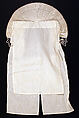 Wedding ensemble, (a, b) wool
(c, d, e, l) cotton
(f, g) silk
(o, p) leather, French (Breton)