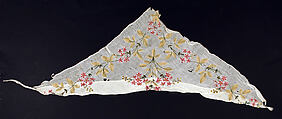 Wedding ensemble, (a, b) wool
(c, d, e, l) cotton
(f, g) silk
(o, p) leather, French (Breton)