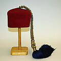Lady's Féssi Cap, wool, silk, metallic thread, Greek
