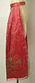 Ensemble, silk, cotton, metallic, Italian