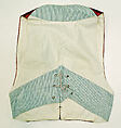 Toreador suit, (a–c) metallic thread; (d) fur; (e, f) leather; (g, h) cotton; (i, j) elastic; (k) rayon silk, Spanish