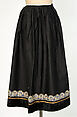 Ensemble, wool, silk, French (Breton)