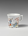 Coffee can, Worcester factory (British, 1751–2008), Soft-paste porcelain, British, Worcester