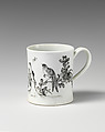 Mug, Soft-paste porcelain, British