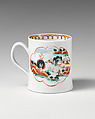 Mug, Soft-paste porcelain, British