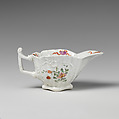 Creamboat, Worcester factory (British, 1751–2008), Soft-paste porcelain, British, Worcester