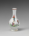 Bottle, Soft-paste porcelain, British