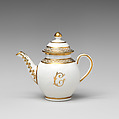 Teapot (part of a service), Worcester factory (British, 1751–2008), Soft-paste porcelain, British, Worcester