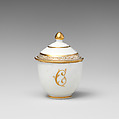 Sugar bowl with cover (part of a service), Worcester factory (British, 1751–2008), Soft-paste porcelain, British, Worcester