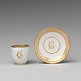 Coffee cup (part of a service), Worcester factory (British, 1751–2008), Soft-paste porcelain, British, Worcester