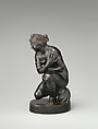 Crouching Venus, Bronze, black lacquer patina, Italian, probably Rome