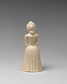 Figure of a woman, Salt-glazed stoneware, British, Staffordshire