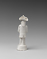 Figure of a man, Salt-glazed stoneware, British, Staffordshire
