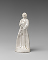 Figure of a man, Salt-glazed stoneware, British, Staffordshire
