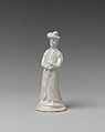Figure of a Turk, Salt-glazed stoneware, British, Staffordshire