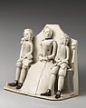 Pew group, Salt-glazed stoneware, British, Staffordshire