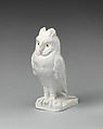 Owl, Salt-glazed stoneware, British, Staffordshire