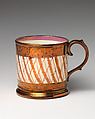 Mug, Hanley: Sparkes, Pottery; copper lustre, British, Staffordshire