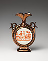 Clock vase, Lustreware, British