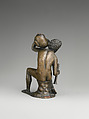 Seated youth with a lamp in the form of a snail shell, Possibly workshop of Andrea Briosco, called Riccio (Italian, Trent 1470–1532 Padua), Bronze, Italian, Padua