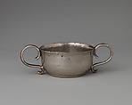 Miniature porringer, George Manjoy  British, Silver, British, London