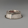 Miniature salt trencher, George Middleton  British, Silver, British, London