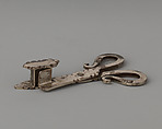 Miniature snuffers, George Middleton (earliest mention 1685) British, Silver, British, London