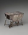 Miniature gateleg table (one of a pair), George Manjoy  British, Silver, British, London