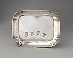Miniature waiter, Christopher Gerrard (British, active 1716), Silver, British, London