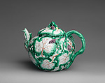 Punch pot, Longton Hall (British, Staffordshire, ca. 1749–1760), Soft-paste porcelain with enamel decoration, British, Longton Hall, Staffordshire