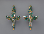 Wall sconce (bras de cheminée) (one of a pair), Sèvres Manufactory (French, 1740–present), Soft-paste porcelain, gilt bronze, French, Sèvres