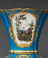 Flower vase (vase hollandais nouveau) (one of a pair), Sèvres Manufactory (French, 1740–present), Soft-paste porcelain, French, Sèvres