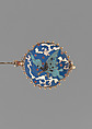 Reversible brooch, Alexis Falize (French, 1811–98), Gold, cloisonné enamel, French, Paris