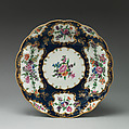 Dish (one of a pair), Worcester factory British, Soft-paste porcelain, British, Worcester