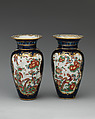 Vase (one of a pair), Worcester factory  British, Soft-paste porcelain, British, Worcester