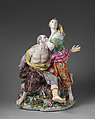 The Roman Charity, Chelsea Porcelain Manufactory (British, 1745–1784, Gold Anchor Period, 1759–69), Soft-paste porcelain, British, Chelsea
