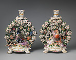 Candlestick (one of a pair), Derby Porcelain Manufactory (British, 1751–1785), Soft-paste porcelain, British, Derby