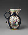 Jug (one of a pair), Soft-paste porcelain, British, Worcester
