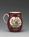 Mug, Worcester factory (British, 1751–2008), Soft-paste porcelain, British, Worcester