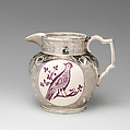 Jug, Lustreware, British, Staffordshire