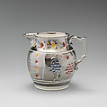 Jug, Pottery, British, Staffordshire