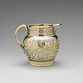 Jug, Pottery, British, Staffordshire